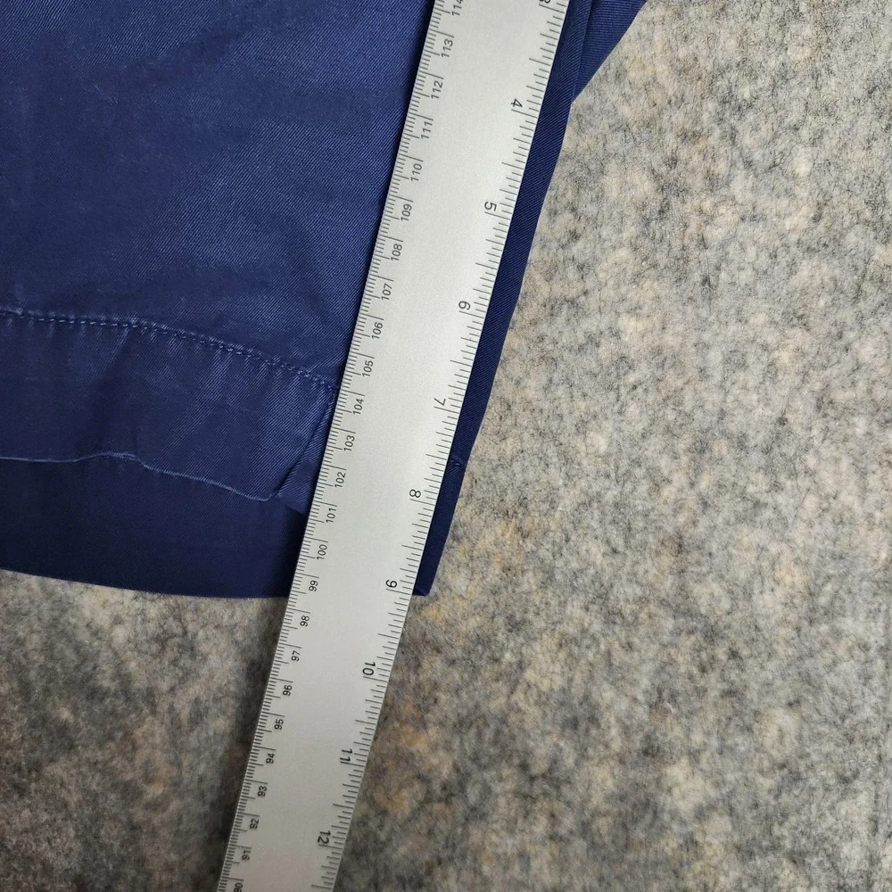 Polo Ralph Lauren VTG Chino Shorts Men 36 W 9 Inseam Navy Blue Preppy Sporty